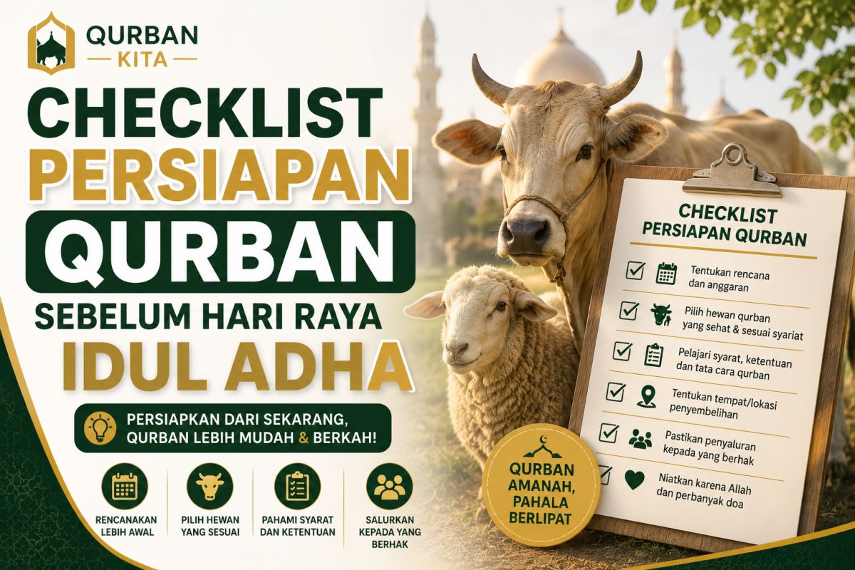 Checklist Persiapan Qurban Sebelum Hari Raya Idul Adha